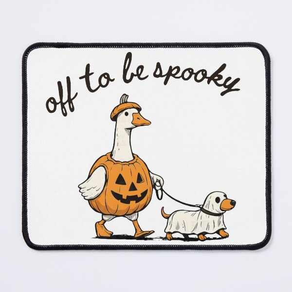 Item preview, Off to be Spooky Goose Walking Dog designed and sold by PaletteFld.