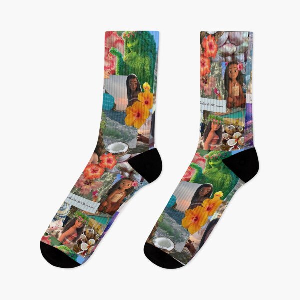 Item preview, Moana Tropical Ocean Aesthetic Disney Princess Collage designed and sold by lilacWhim.