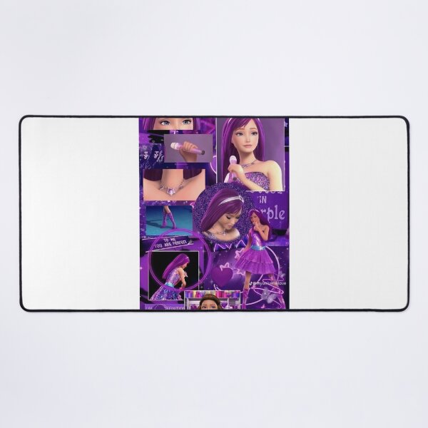 Item preview, Popstar Barbie Keira Purple Aesthetic Y2K Dreamy Princess Collage designed and sold by lilacWhim.