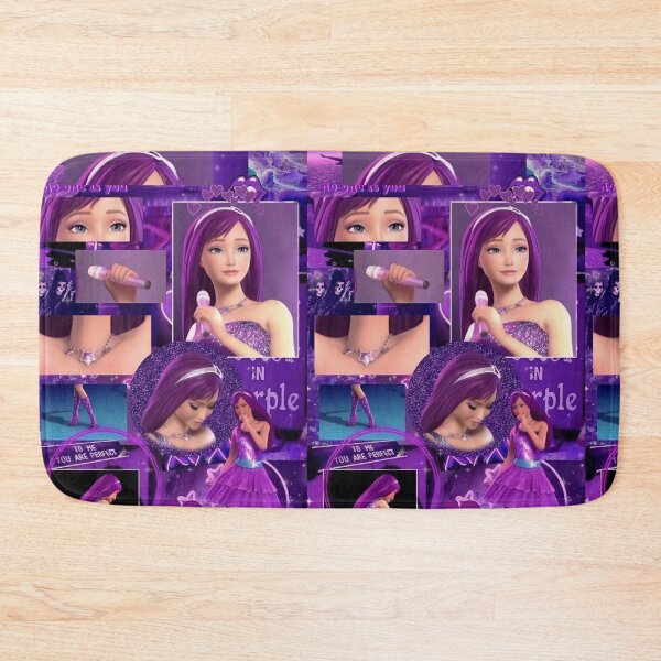 Item preview, Popstar Barbie Keira Purple Aesthetic Y2K Dreamy Princess Collage designed and sold by lilacWhim.