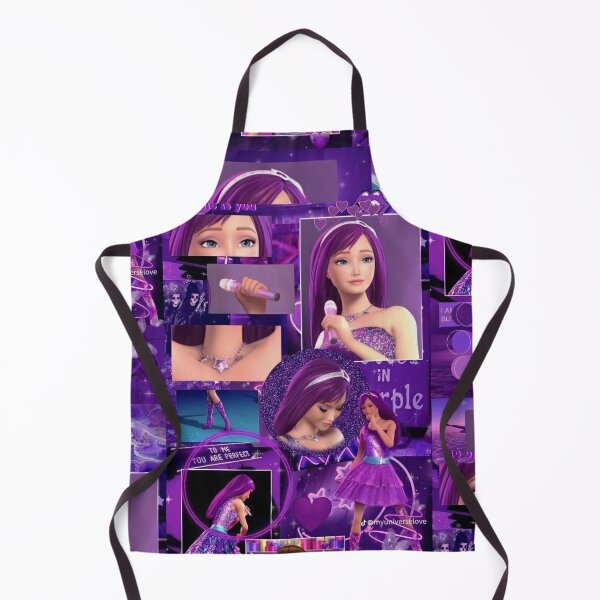 Item preview, Popstar Barbie Keira Purple Aesthetic Y2K Dreamy Princess Collage designed and sold by lilacWhim.