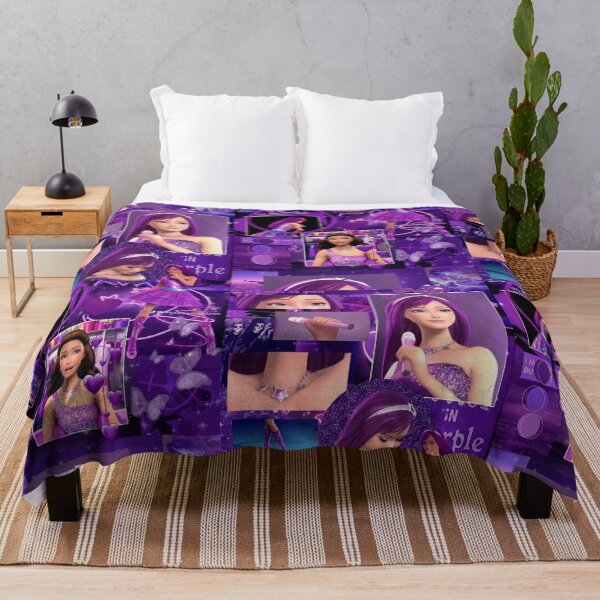 Item preview, Popstar Barbie Keira Purple Aesthetic Y2K Dreamy Princess Collage designed and sold by lilacWhim.