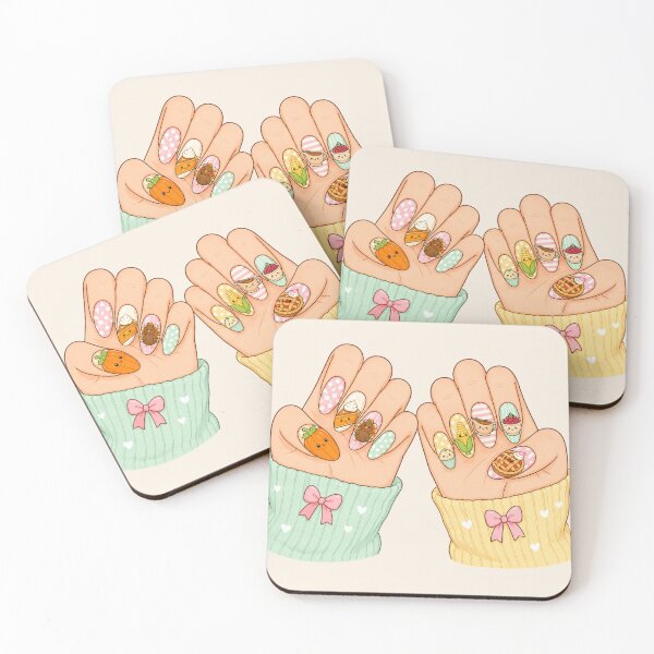 Item preview, Cute Thanksgiving Nails Turkey Pumpkin Pie Corn designed and sold by Yellowriversss.