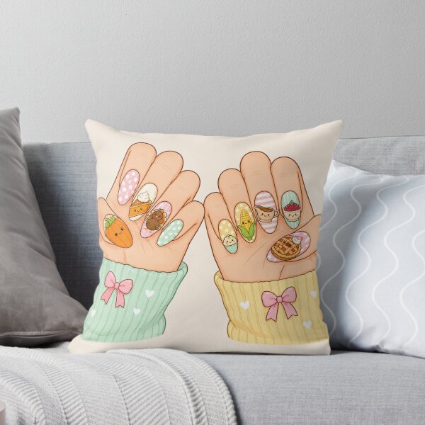 Item preview, Cute Thanksgiving Nails Turkey Pumpkin Pie Corn designed and sold by Yellowriversss.
