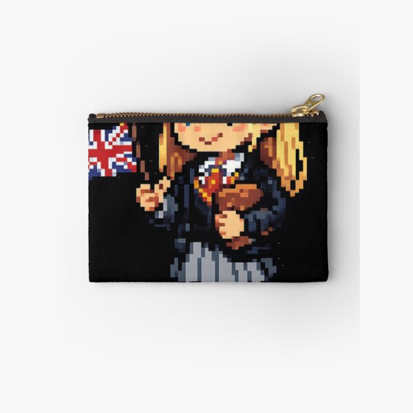 Item preview, Pixel Amelia Ai Schoolgirl Meme Retro British Inte designed and sold by Doce Caos Criativo.