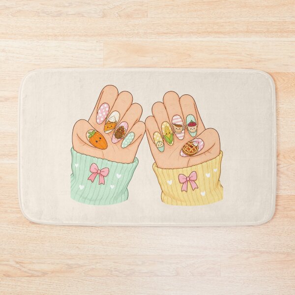 Item preview, Cute Thanksgiving Nails Turkey Pumpkin Pie Corn designed and sold by Yellowriversss.