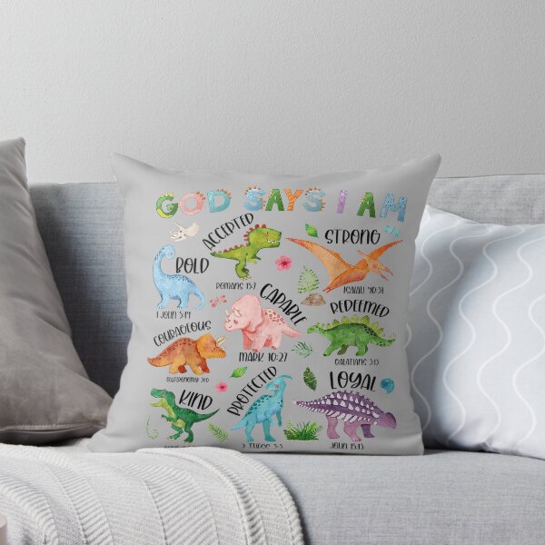 Item preview, God Says I Am Dinosaur Lover Bible Verse Kids Toddler Boys designed and sold by mjohnson9.