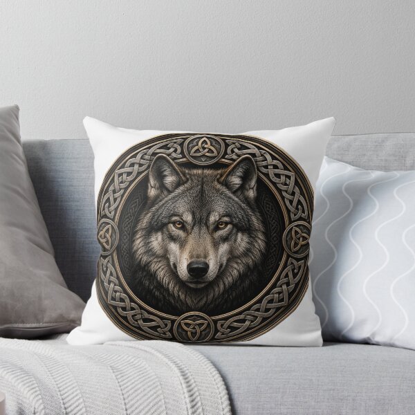 Item preview, Wolf Head Celtic designed and sold by Kirrindy Designs.