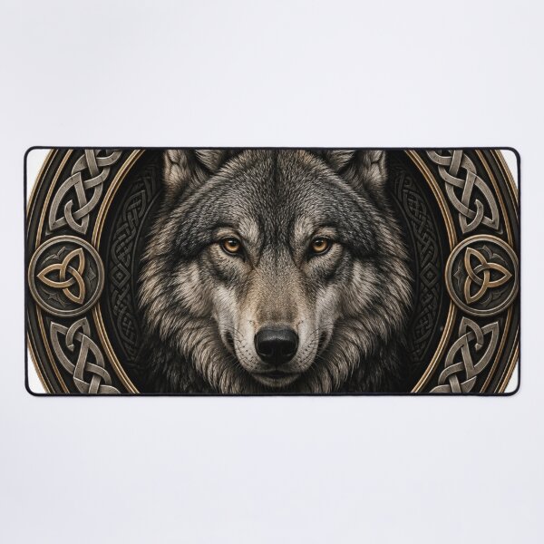 Item preview, Wolf Head Celtic designed and sold by Kirrindy Designs.