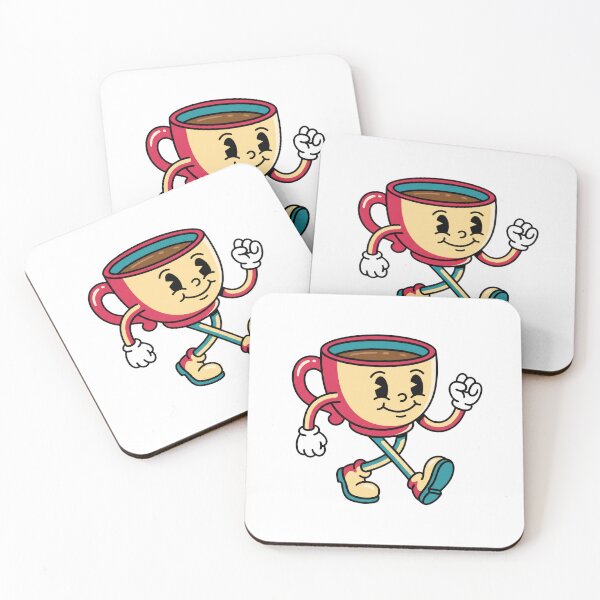 Item preview, Retro Cartoon Coffee Cup - 1930s Vintage Style designed and sold by pattman.