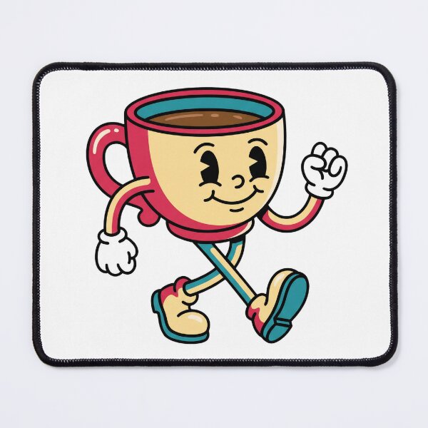Item preview, Retro Cartoon Coffee Cup - 1930s Vintage Style designed and sold by pattman.