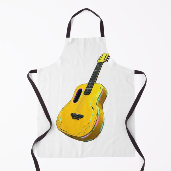 Item preview, Retro Neon Acoustic Guitar designed and sold by ZenOtaku Lab.