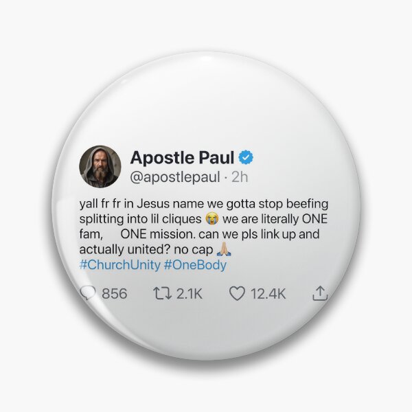 Item preview, If Paul Were Here We'd Be Getting A Letter - Apostle Paul Funny Tweet Meme Christian designed and sold by Neurospicy Trolls.