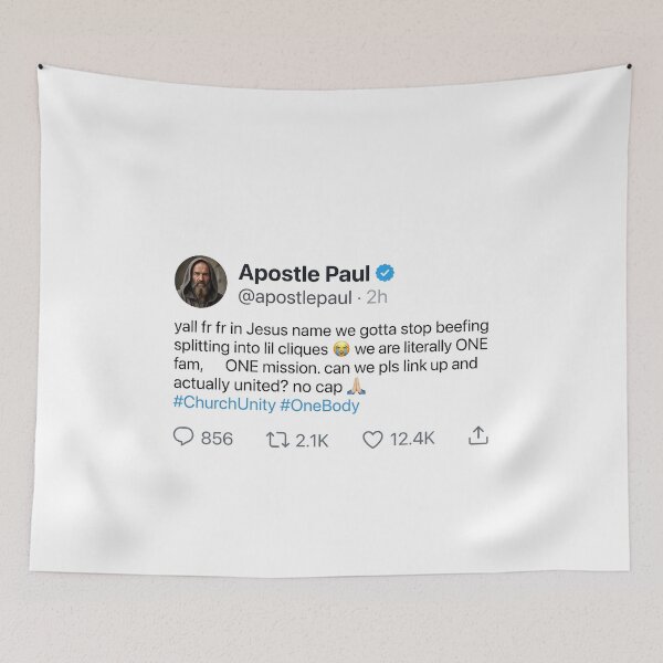 Item preview, If Paul Were Here We'd Be Getting A Letter - Apostle Paul Funny Tweet Meme Christian designed and sold by Neurospicy Trolls.