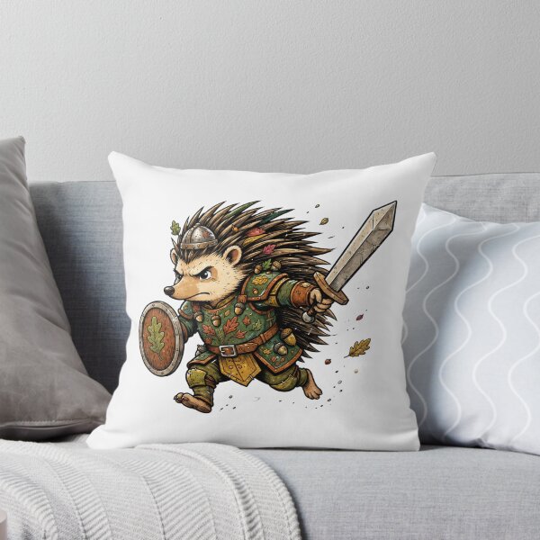 Item preview, Armored Hedgehog Knight | Medieval Hedgehog Warrior | Sword & Shield Fantasy Animal designed and sold by MrDev.