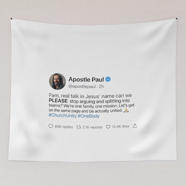 Item preview, If Paul Were Here We'd Be Getting A Letter - Apostle Paul Tweet Church Unity Funny designed and sold by Neurospicy Trolls.