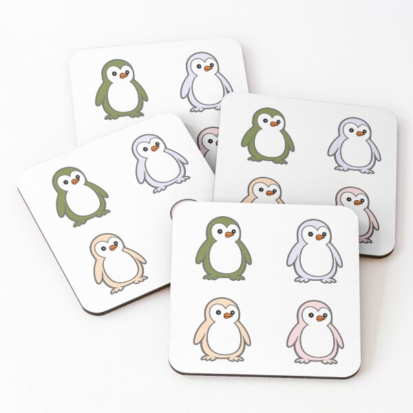 Item preview, Minimalist Penguin Quartet | Clean Vector Mascot Set designed and sold by Pippo-Penguin.