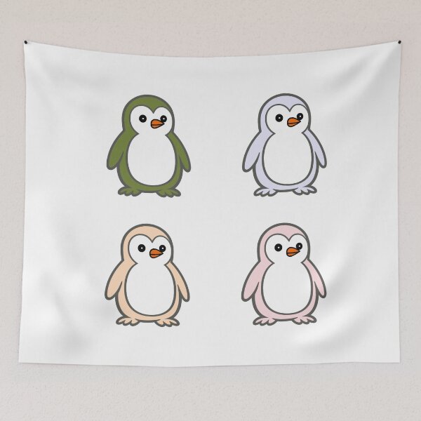 Item preview, Minimalist Penguin Quartet | Clean Vector Mascot Set designed and sold by Pippo-Penguin.