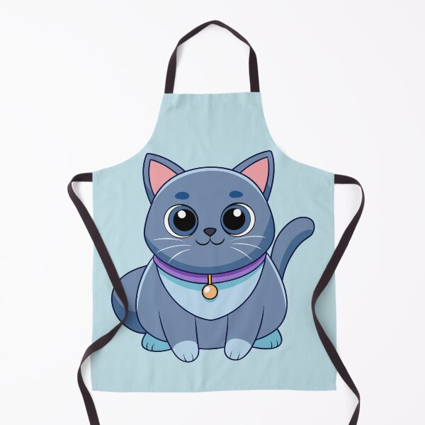 Item preview, Cute Kawaii Blue British Shorthair Cat | Chibi Cartoon Kitty Vector Illustration designed and sold by Mousy17.