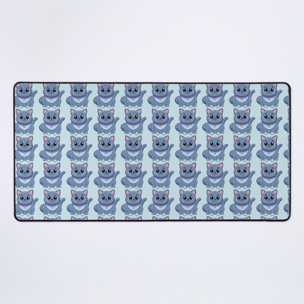 Item preview, Cute Kawaii Blue British Shorthair Cat | Chibi Cartoon Kitty Vector Illustration designed and sold by Mousy17.
