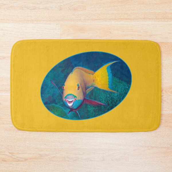 Item preview, Colorful Parrotfish Dynamic Oval * Modern Graphic Design | designed and sold by Photo & Design Ute Niemann.