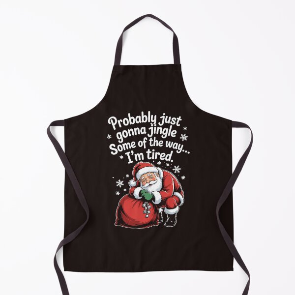 Item preview, Probably Just Gonna Jingle Funny Tired Santa Christmas Humor designed and sold by mari-kayden.