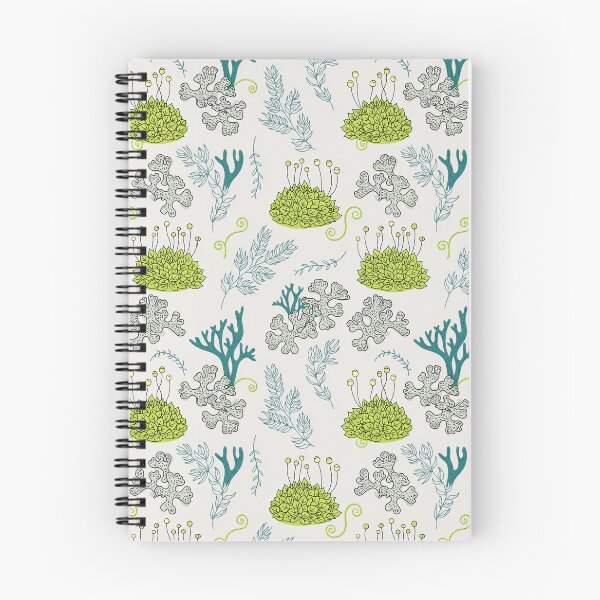 Item preview, Green Moss & Lichen Botanical Pattern – Whimsical Forest Print designed and sold by NuvoraNest.