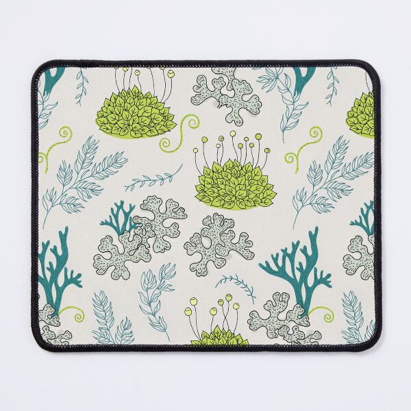 Item preview, Green Moss & Lichen Botanical Pattern – Whimsical Forest Print designed and sold by NuvoraNest.
