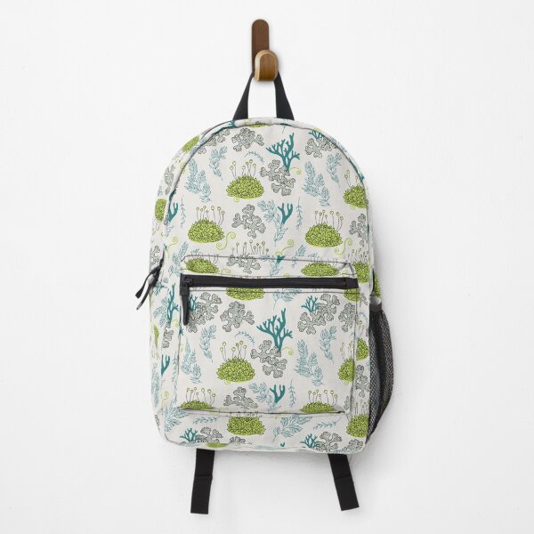Item preview, Green Moss & Lichen Botanical Pattern – Whimsical Forest Print designed and sold by NuvoraNest.