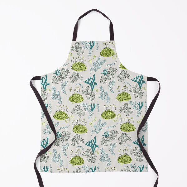 Item preview, Green Moss & Lichen Botanical Pattern – Whimsical Forest Print designed and sold by NuvoraNest.