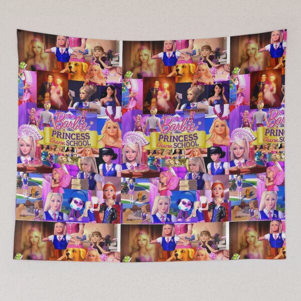 Item preview, Barbie Princess Charm School Nostalgic Y2K Aesthetic Collage designed and sold by lilacWhim.