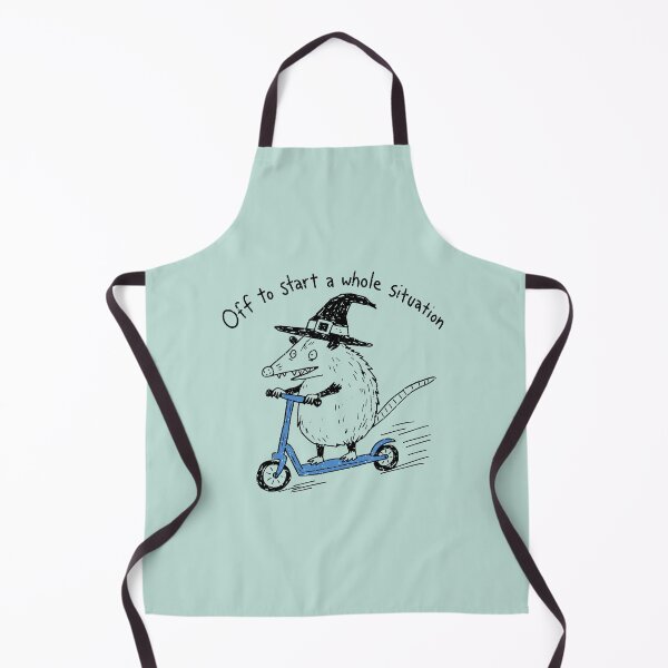 Item preview, Off To Start A Whole Situation Opossum On Scooter designed and sold by Studio Bootleg.