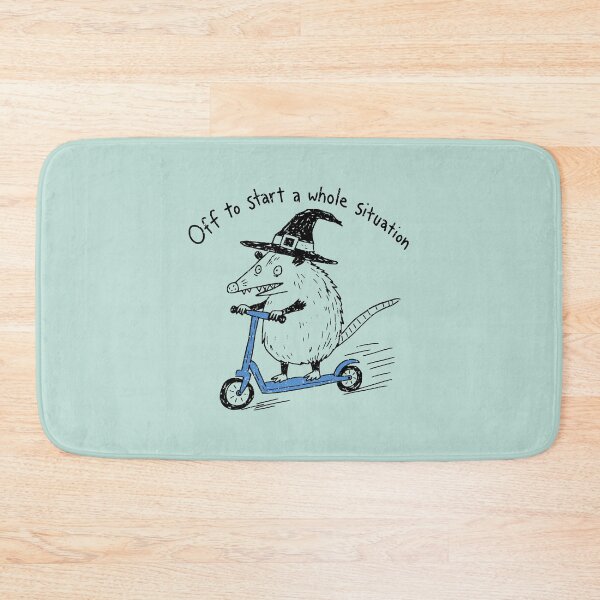 Item preview, Off To Start A Whole Situation Opossum On Scooter designed and sold by Studio Bootleg.