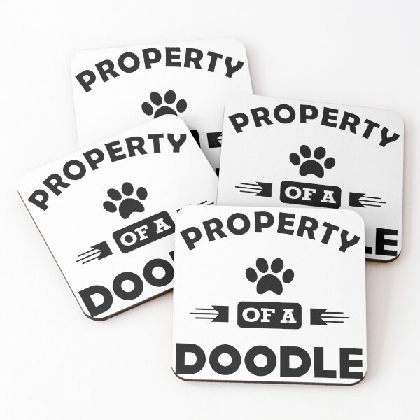 Item preview, Property Of A Doodle Paw Print Dog Lover Gift designed and sold by GiaoCalonas.