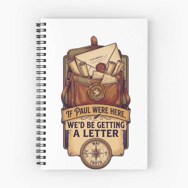 Item preview, If Paul Were Here We'd Be Getting A Letter - Funny Christian Vintage Mail Bag Apostle designed and sold by Neurospicy Trolls.