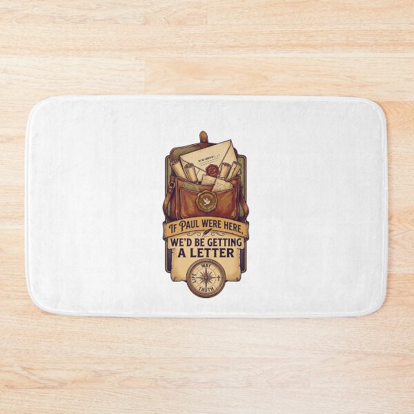 Item preview, If Paul Were Here We'd Be Getting A Letter - Funny Christian Vintage Mail Bag Apostle designed and sold by Neurospicy Trolls.