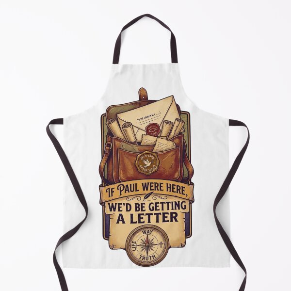 Item preview, If Paul Were Here We'd Be Getting A Letter - Funny Christian Vintage Mail Bag Apostle designed and sold by Neurospicy Trolls.