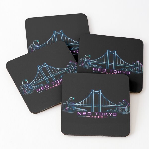 Item preview, NEO TOKYO Neon Skyline | Minimal Cyberpunk Japan Aesthetic designed and sold by YunsCozyCorner.