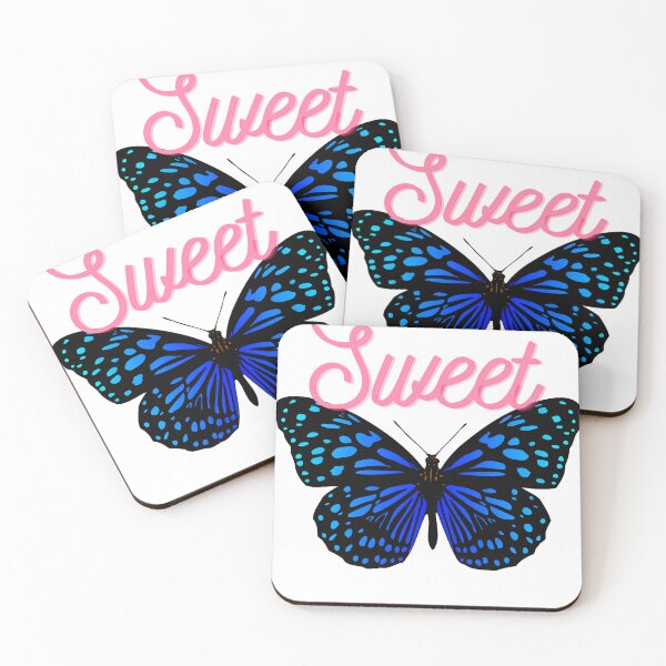 Item preview, Sweet Blue Monarch Butterfly Vaporwave Aesthetic Shirt designed and sold by MariaPCMaria.