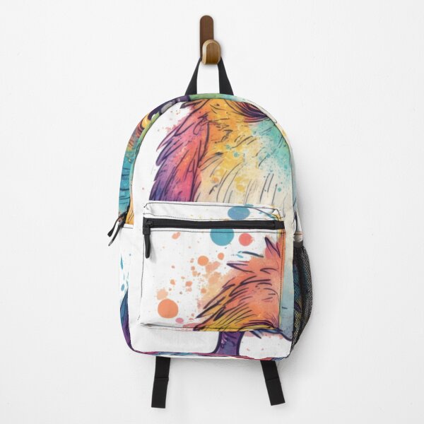 Item preview, A small, colorful bird gazes curiously at the world. designed and sold by Mianku | Für das Leben.