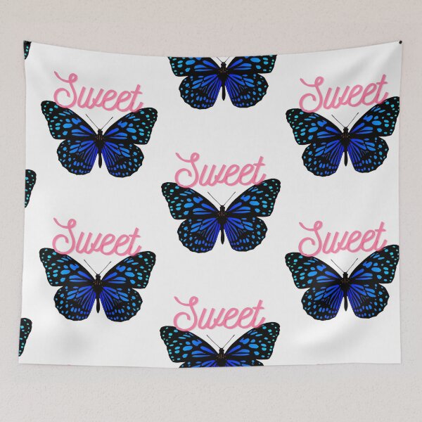 Item preview, Sweet Blue Monarch Butterfly Vaporwave Aesthetic Shirt designed and sold by MariaPCMaria.