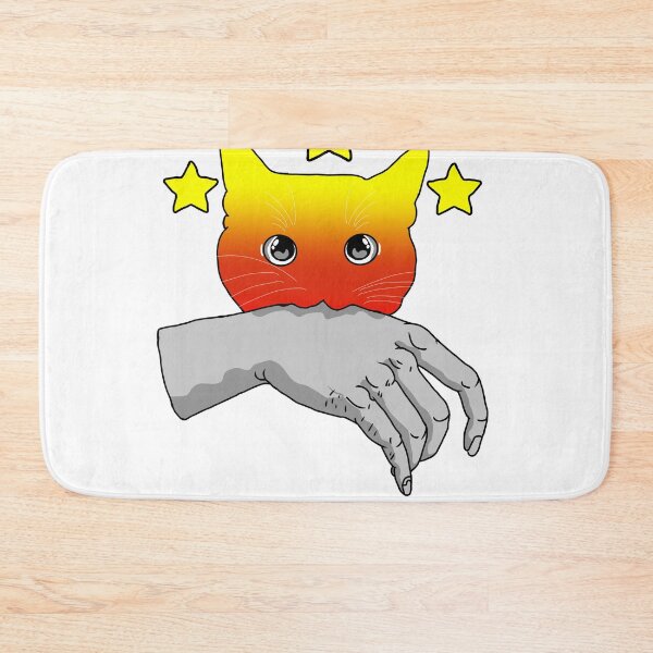 Item preview, Cat hand colorfull designed and sold by postermetal.