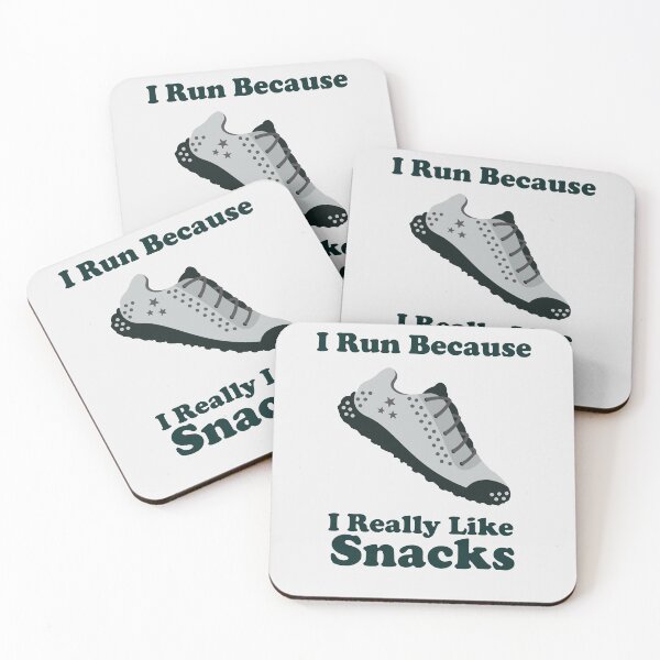 Item preview, I Run Because I Really Like Snacks. running. runner. funny running. running humor. run. designed and sold by NPC-wear.