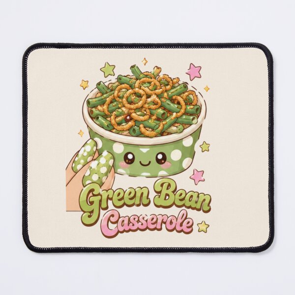 Item preview, Kawaii Green Bean Casserole Thanksgiving Fall designed and sold by Yellowriversss.