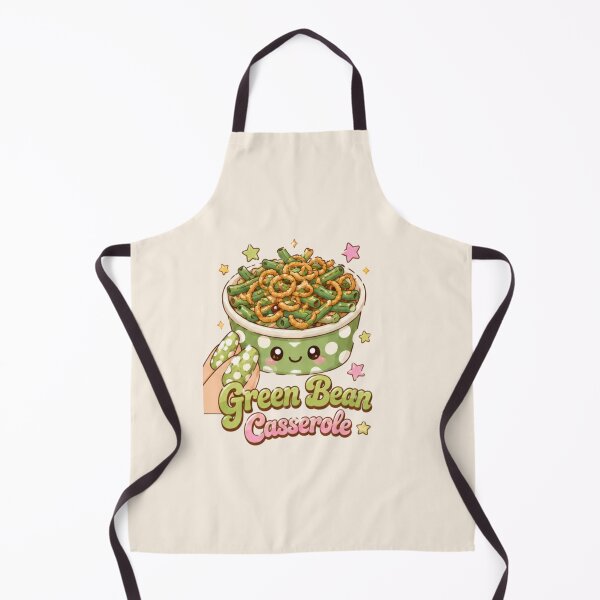 Item preview, Kawaii Green Bean Casserole Thanksgiving Fall designed and sold by Yellowriversss.