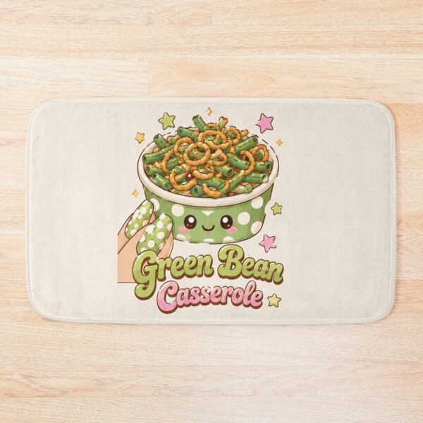 Item preview, Kawaii Green Bean Casserole Thanksgiving Fall designed and sold by Yellowriversss.
