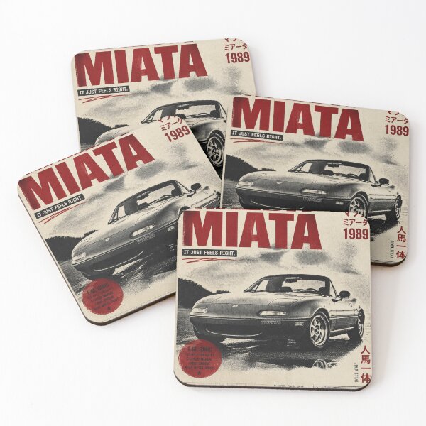Item preview, Vintage retro alternative car poster MAZDA MIATA designed and sold by ameliekhal.