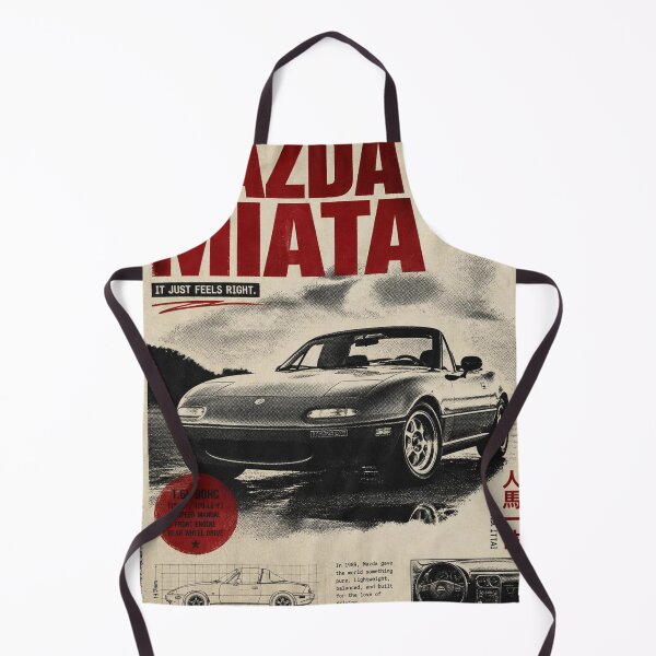 Item preview, Vintage retro alternative car poster MAZDA MIATA designed and sold by ameliekhal.