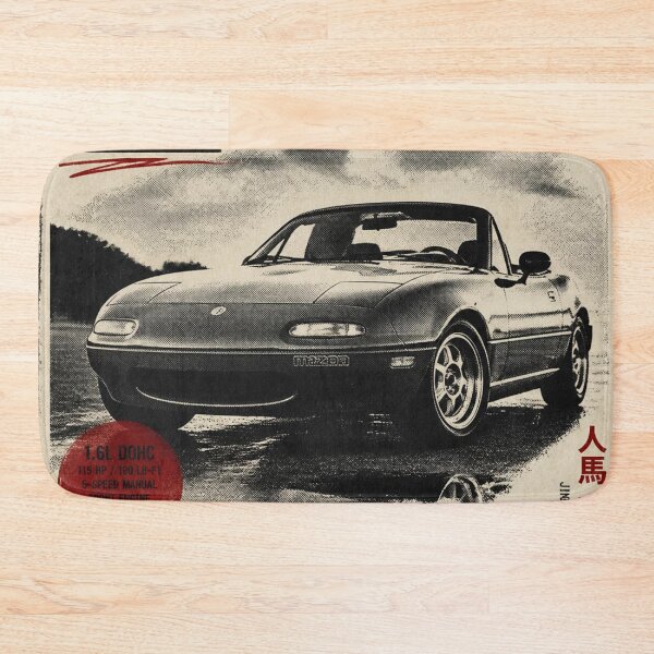 Item preview, Vintage retro alternative car poster MAZDA MIATA designed and sold by ameliekhal.