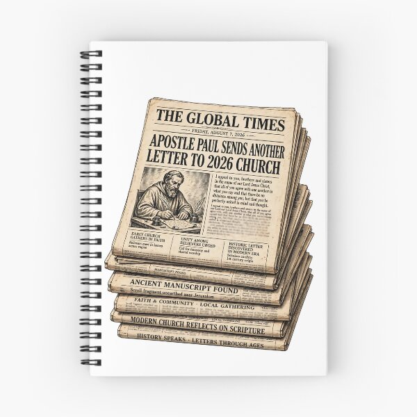 Item preview, If Paul Were Here We'd Be Getting A Letter - Apostle Paul Sends Another Letter To 2026 Church Newspaper designed and sold by Neurospicy Trolls.
